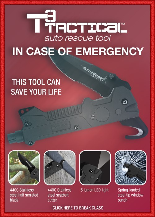 StatGear T3 Tactical Auto Rescue Tool: A Must-Have Rescue Tool