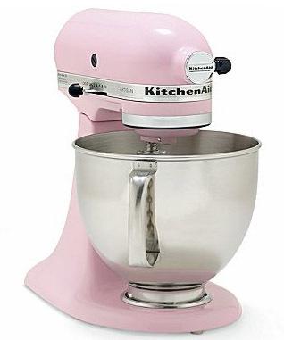 Light Pink Kitchen-Aid Mixer